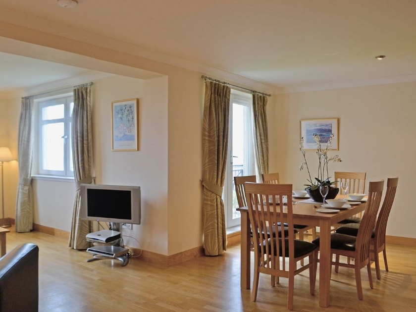 Typical Open plan living/dining/kitchen | Links Apartments - Links Apartment 1, Brora