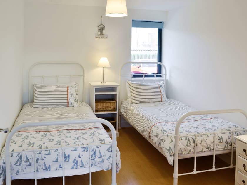 Twin bedroom | Sea Drift, West Bay, nr. Bridport