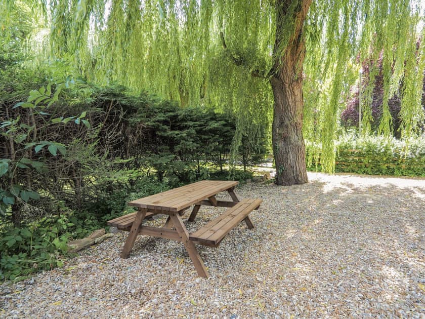 Sitting-out-area | Stone Lodge, Fulbeck, nr. Grantham