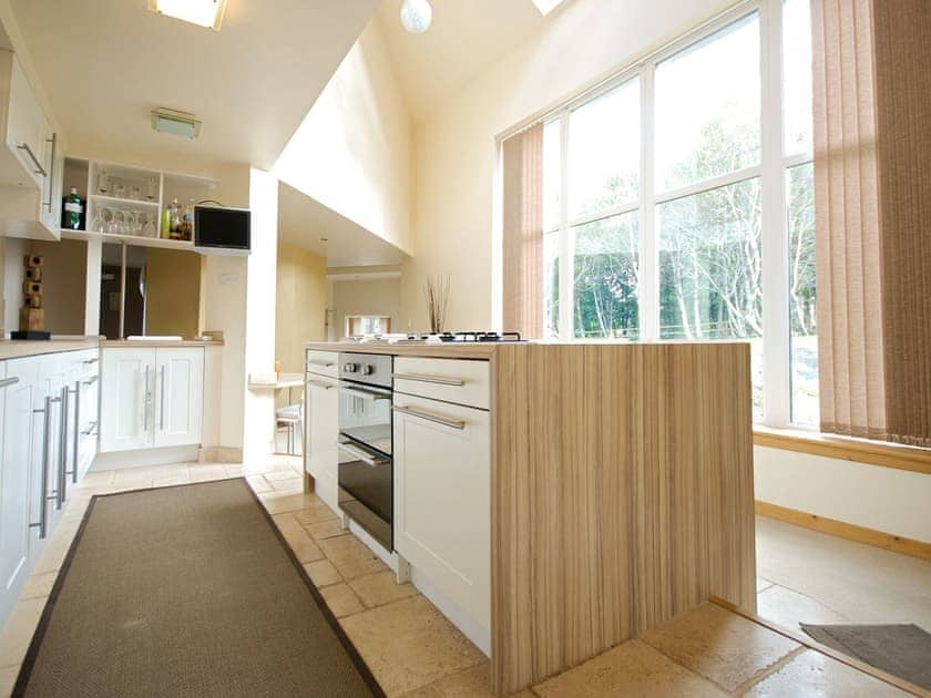 Beautiful modern kitchen with island | Redwood House, Skares, near Cumnock