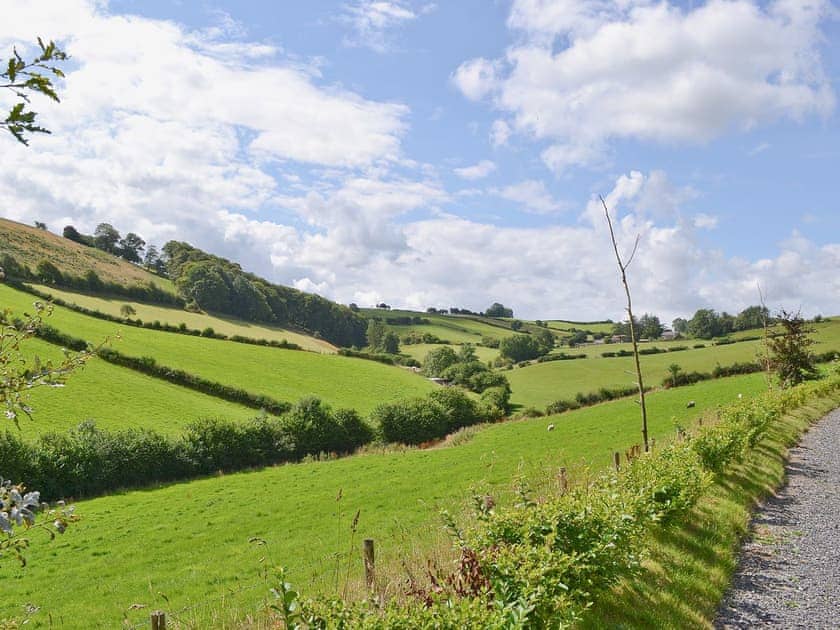 View | Mill Farm Holiday Cottages - Red Kite Cottage, Heyope, nr. Knighton