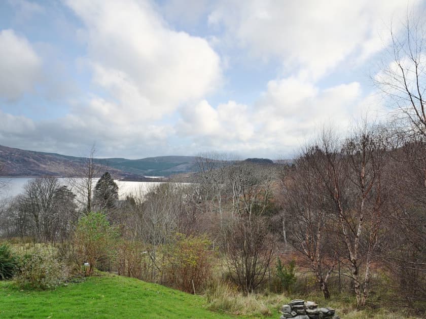 From the garden stunning views over Loch Sunart to the distant hills | West Bothy at Cluain Ghrianach, Laga, near Acharacle