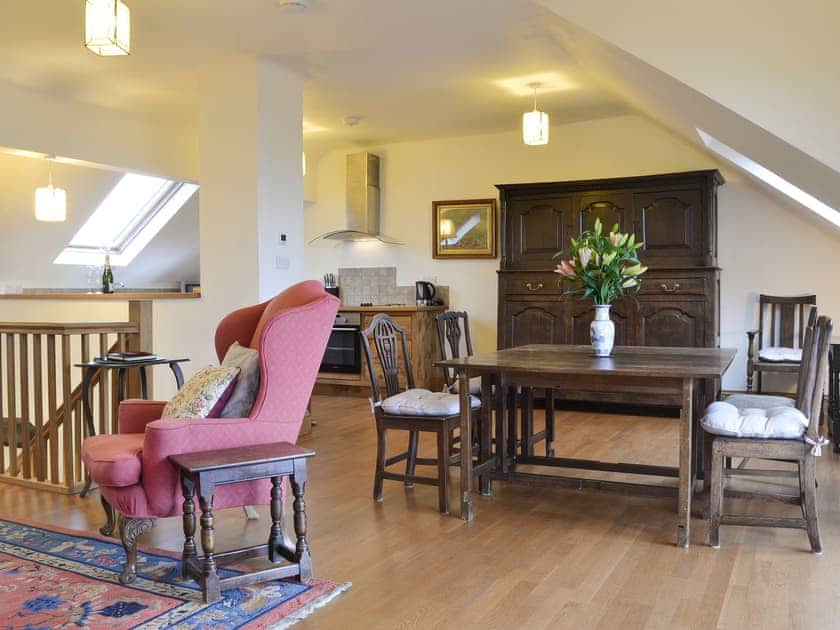 Light and airy dining area | The Corn Store - High Thorn Farm Cottages, Selside near Kendal