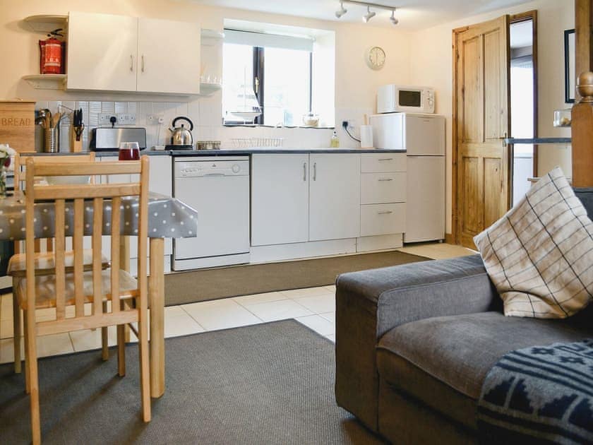 Open plan living/dining room/kitchen | Coastal Wood Holidays - Keeper’s Cottage, Marros, nr. Amroth
