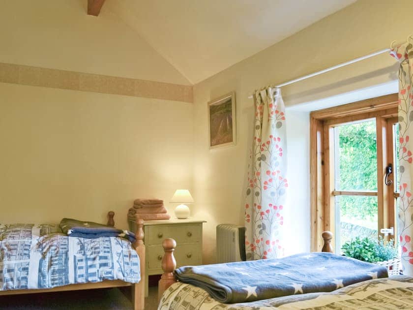 Twin bedroom | Gable Cottage, Onecote, nr. Leek