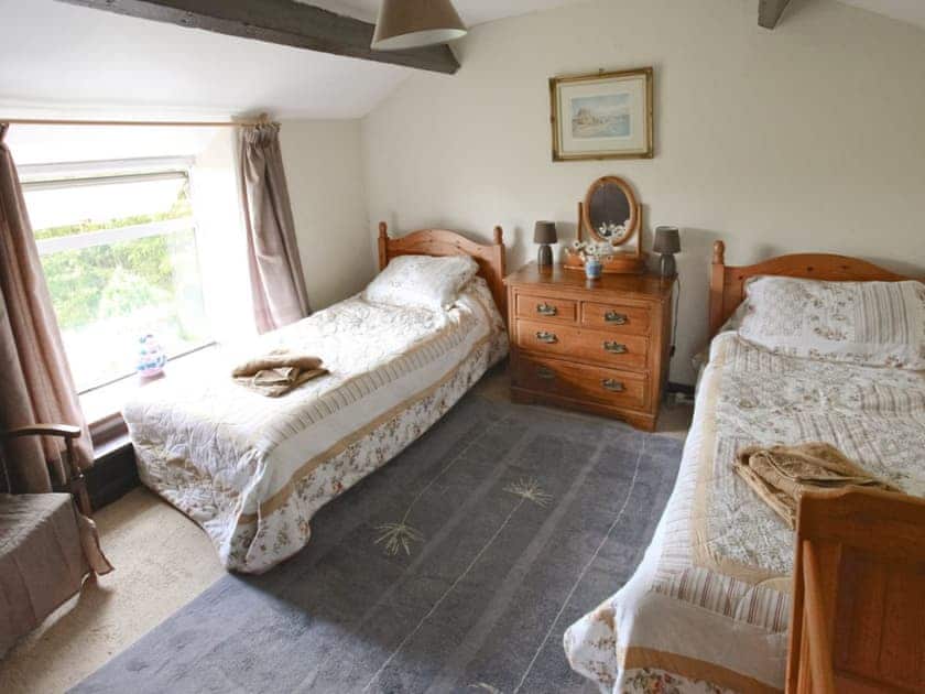 Twin bedroom | The Cottage, Harwood Dale, Scarborough