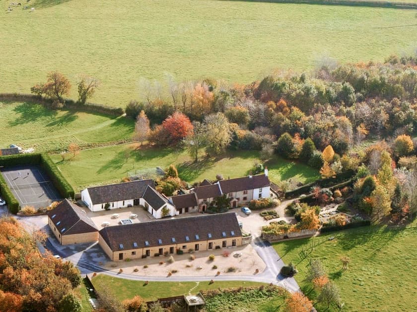 Aerial view | Moorleaze - Glastonbury, Witham Friary, Frome