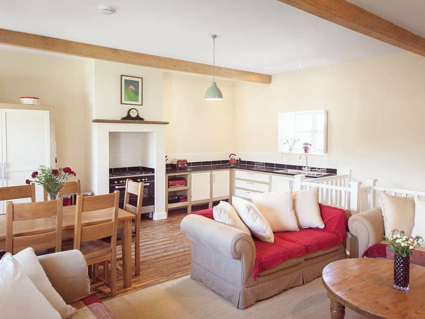 Open plan living/dining room/kitchen | Selsed, Selside Hall, near Kendal