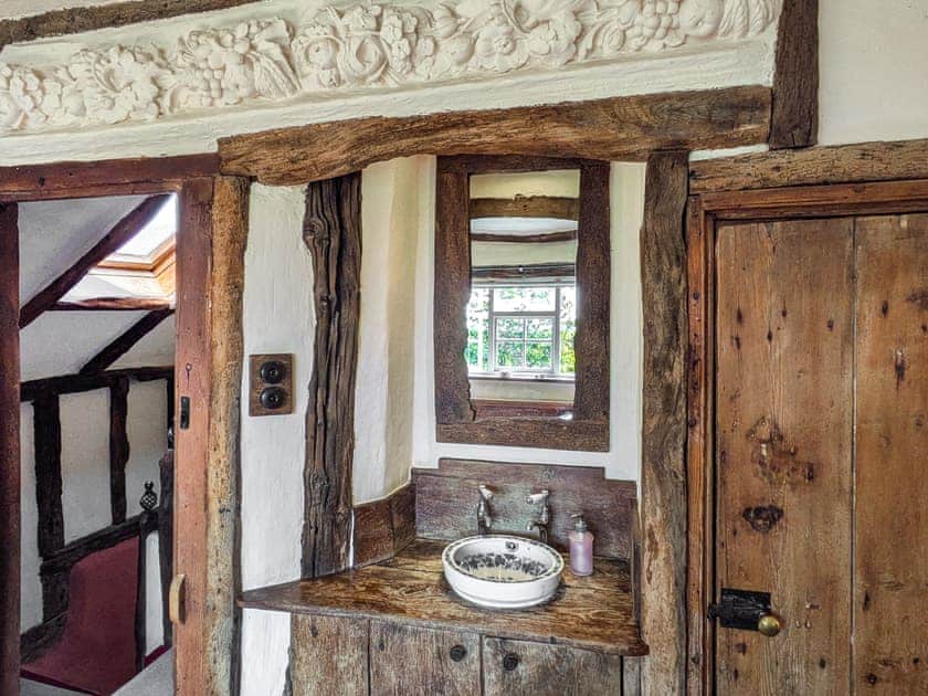Main Bedroom Recess with basin | Stable End - Wissett Place Cottages, Halesworth