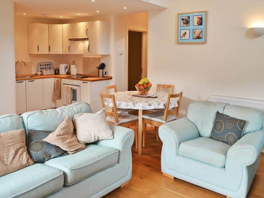 Open plan living/dining room/kitchen | Willow Farm Cottages - The Old Stable, West Pennard, nr. Glastonbury