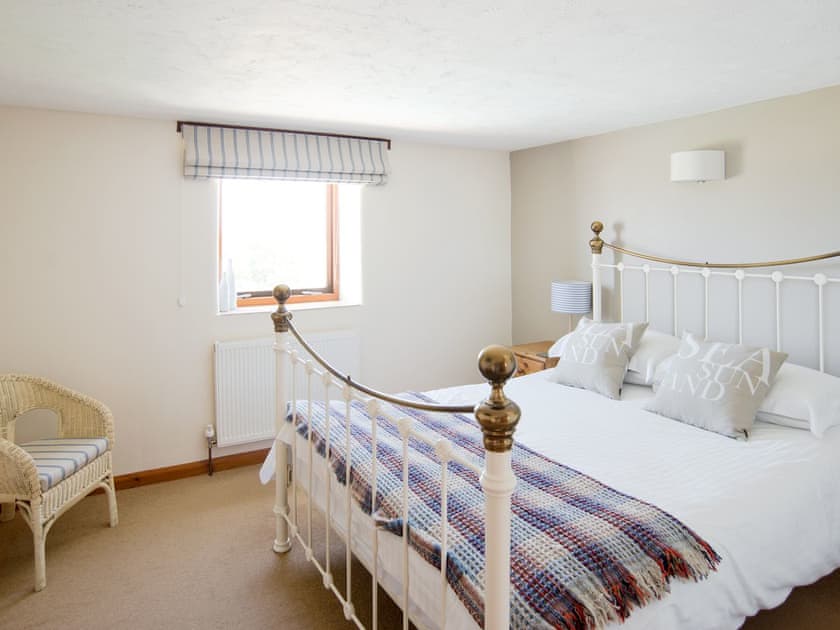 Double bedroom | Court Farm Holidays - Mill House, Marhamchurch, nr. Bude