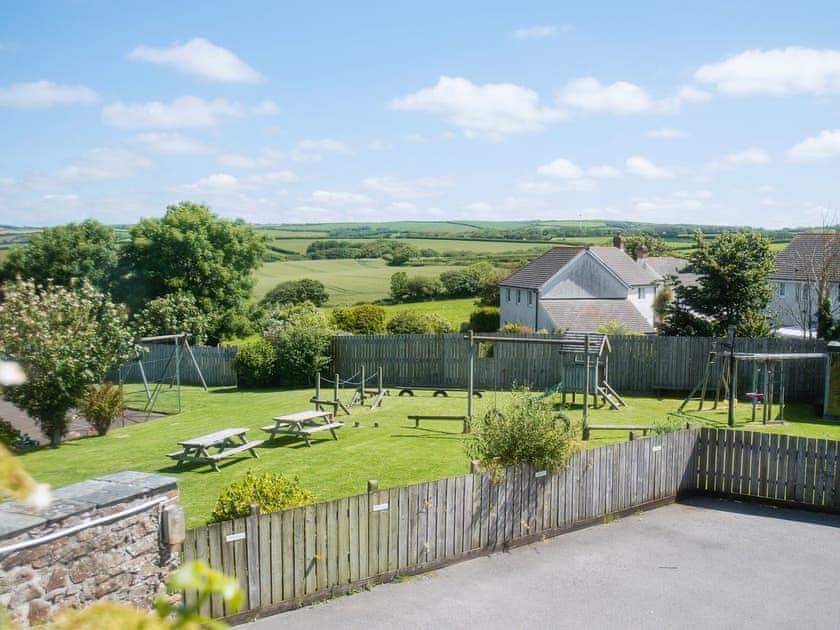 Children’s play area | Court Farm Holidays - Marhamchurch, nr. Bude