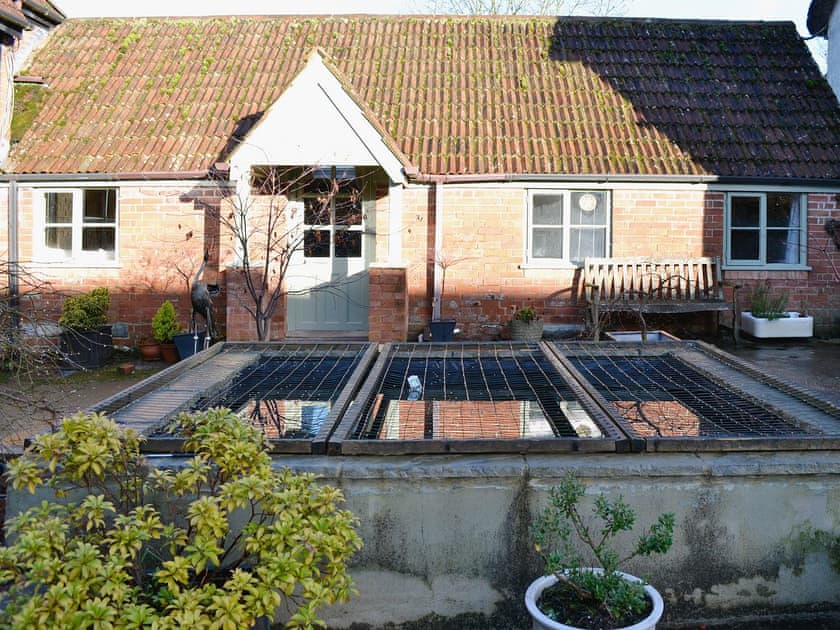 Courtyard | Waxway Farm Cottages - Bats Cottage, Ottery St Mary