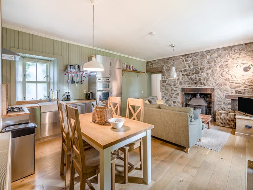 Open plan living/dining room/kitchen | The Cottage, Bankfoot, nr. Dunkeld