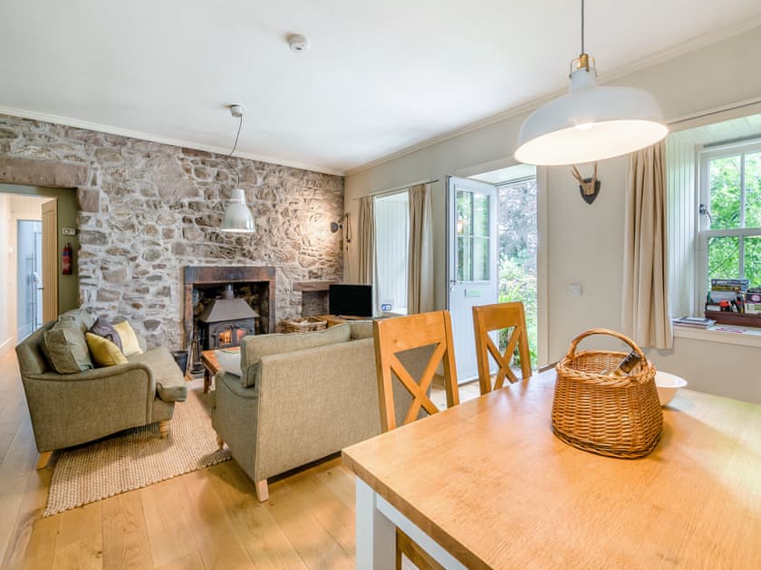 Open plan living/dining room/kitchen | The Cottage, Bankfoot, nr. Dunkeld