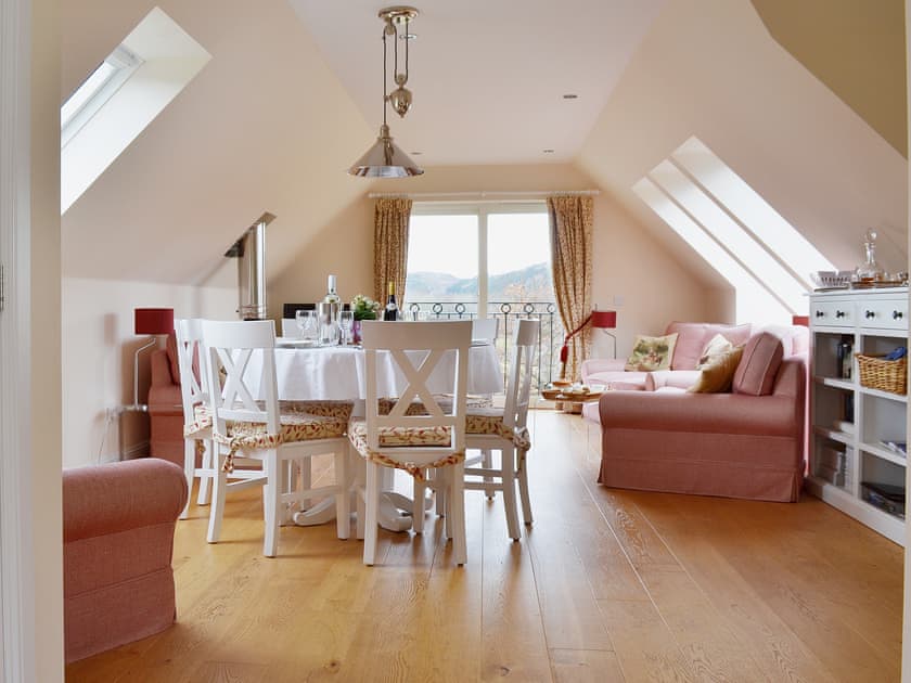Open plan living/dining room/kitchen | Mill Cottage, Comrie, nr. Crieff