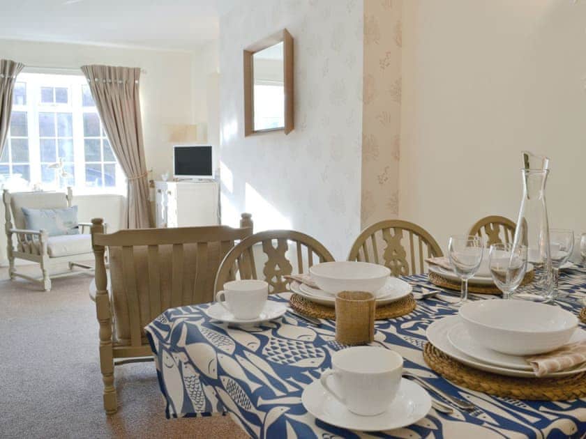Dining area looking towards the living room | Rockpool Cottage, Staithes near Whitby