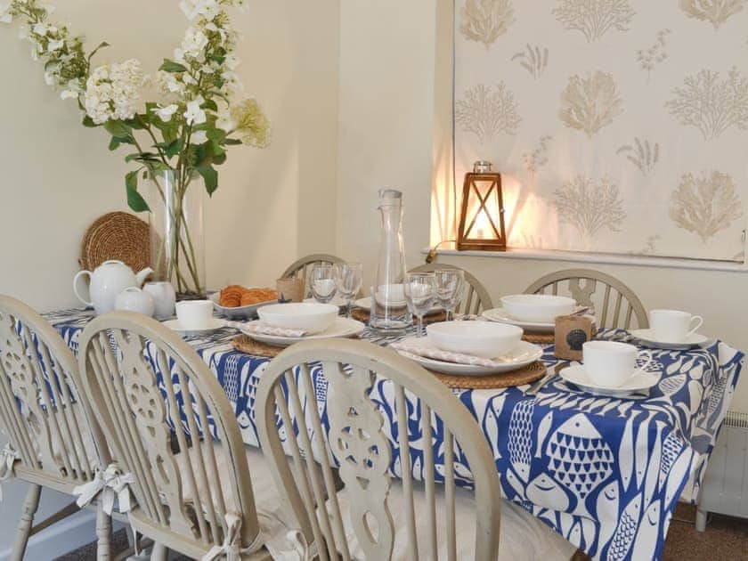 Homely dining area | Rockpool Cottage, Staithes near Whitby
