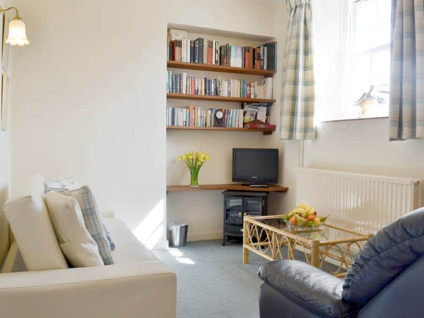 Light and airy living area of open plan-living space | Garden Retreat - Periton Park Court, Minehead