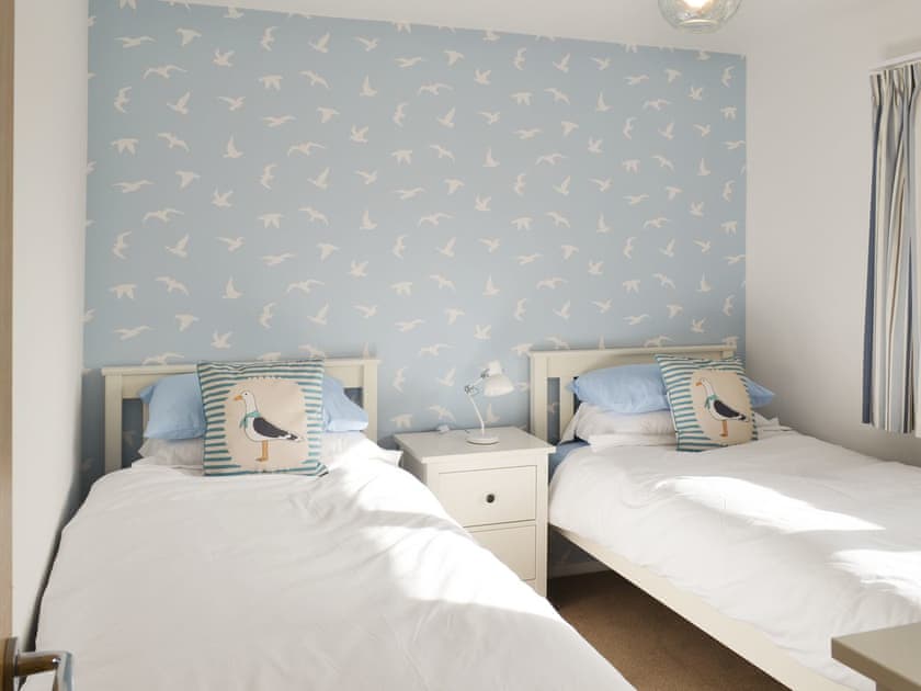 Twin bedroom | Coastguard Cottage Paradise, Scarborough