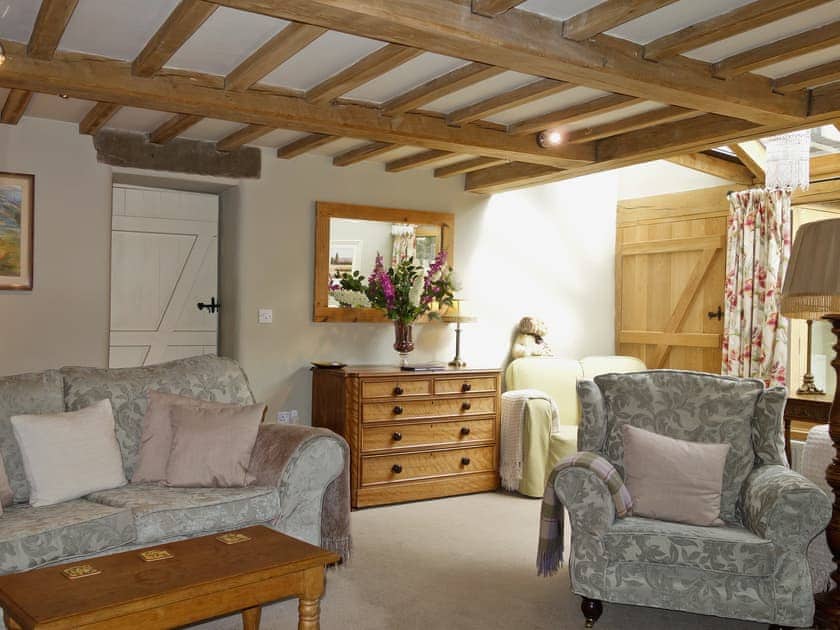Living room - evening | Acorn Cottage, Tideswell near Bakewell