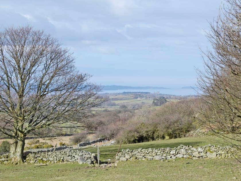 View | Carreg Y Garth Isaf, Rhiwlas near Bangor