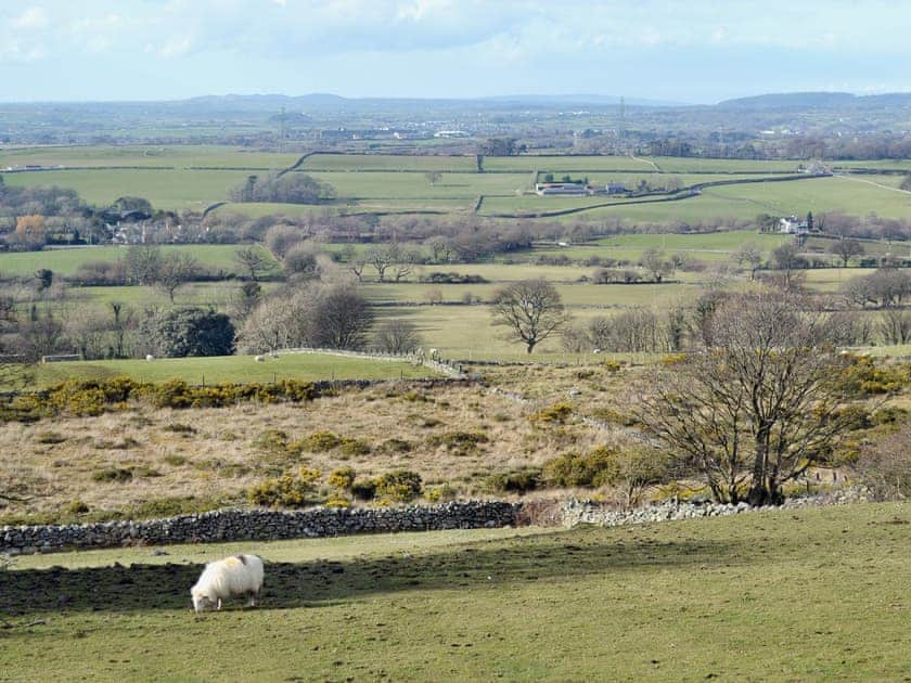 View | Carreg Y Garth Isaf, Rhiwlas near Bangor