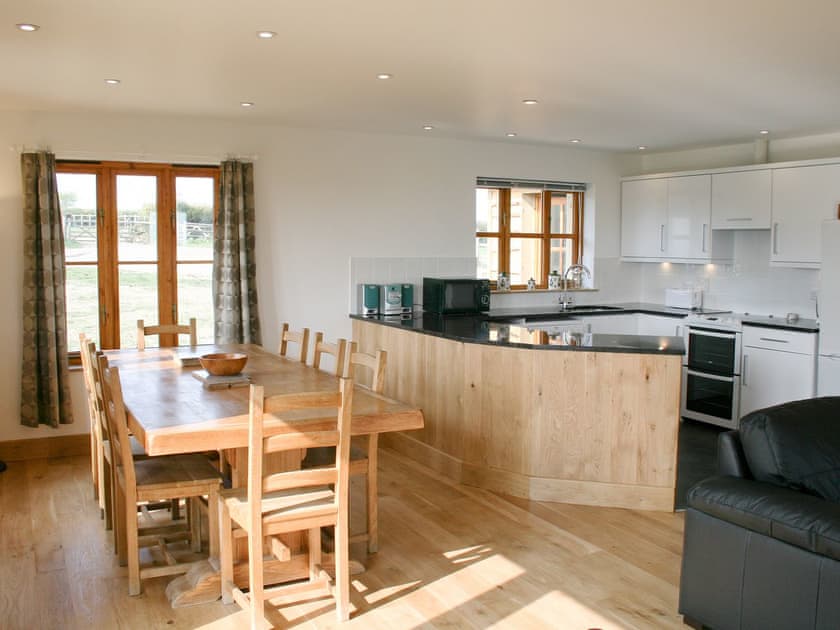 Open plan living/dining room/kitchen | Berry Barns - Lakeside Lodge, Shebbear, nr. Beaworthy
