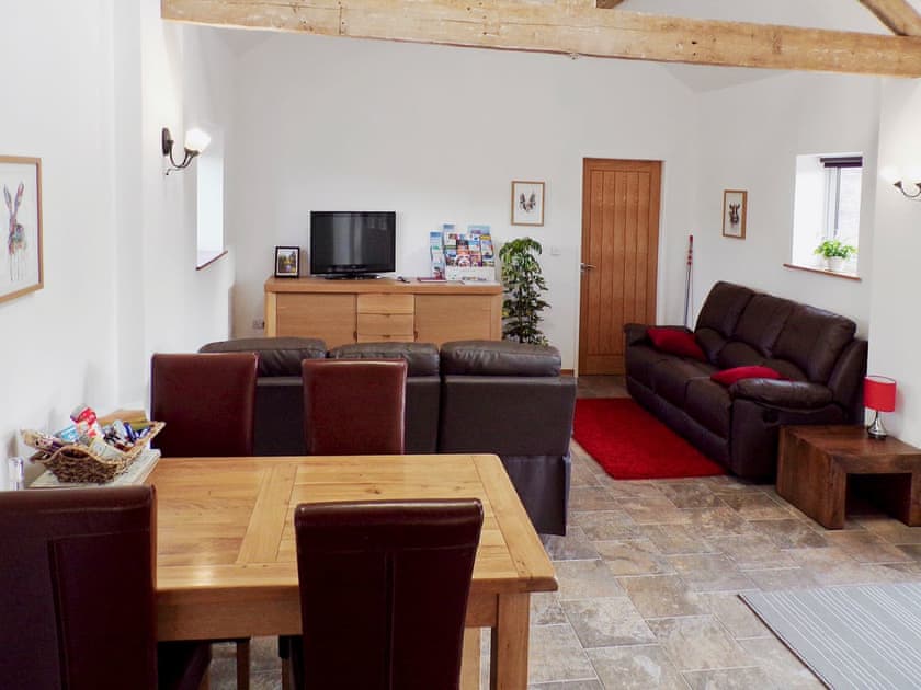 Open plan living/dining room/kitchen | The Byre, Newton under Roseberry near Great Ayton