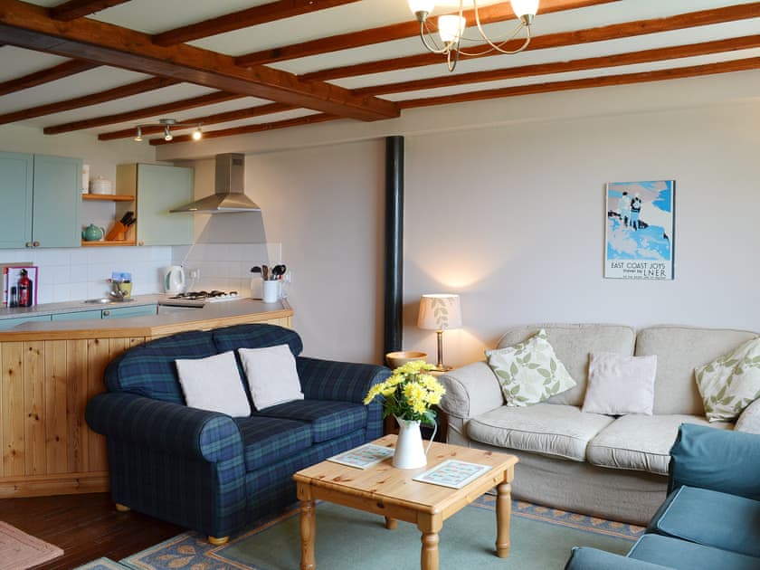Open plan living/dining room/kitchen | Meadowsweet Cottage - Barmoor Farm Cottages, Scalby, near Scarborough