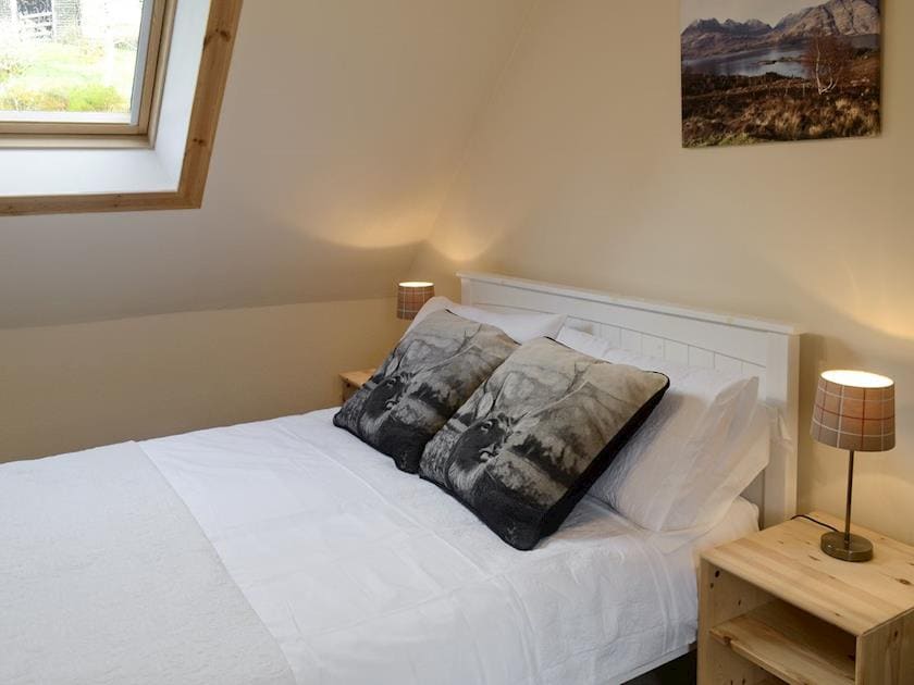 Comfortable double bedroom | Elm Bank, Lochcarron, near Wester Ross