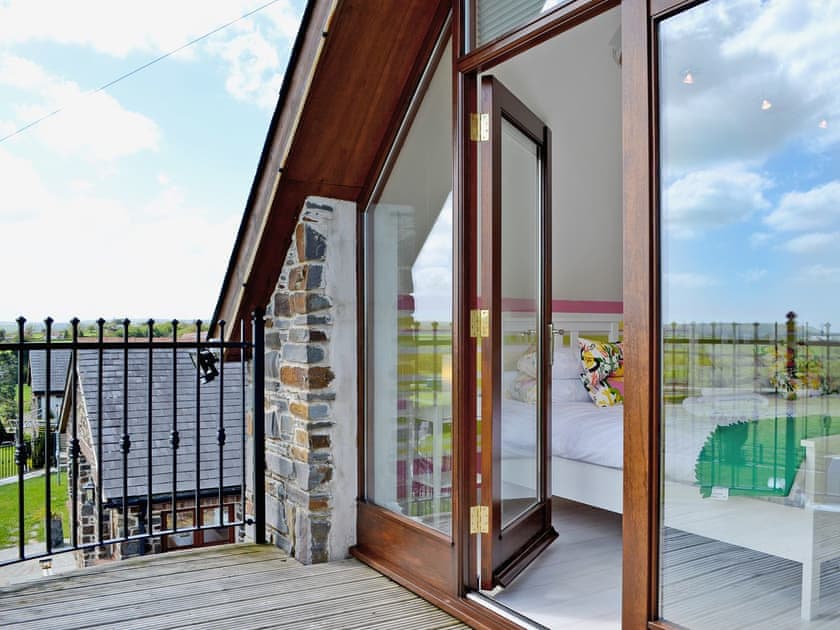 Balcony | Ty Cerrig Farmhouse, St Clears, nr. Laugharne