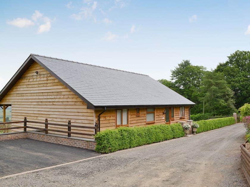 Exterior with off road parking | The Lodge, Presteigne