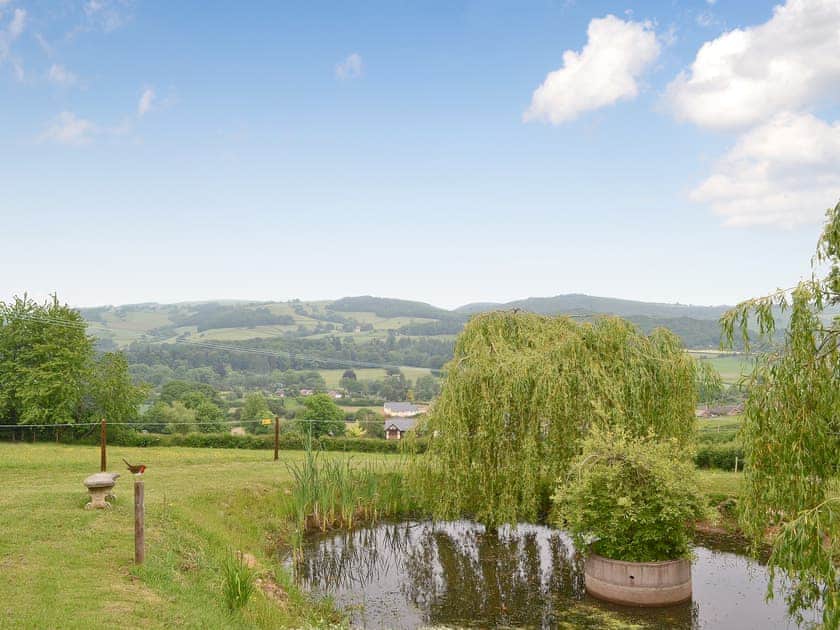 Garden and views | The Lodge, Presteigne