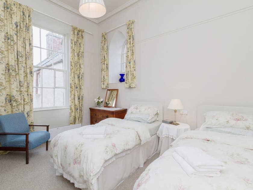 Twin bedroom | Symbister Suite, Delgatie Castle, Turriff