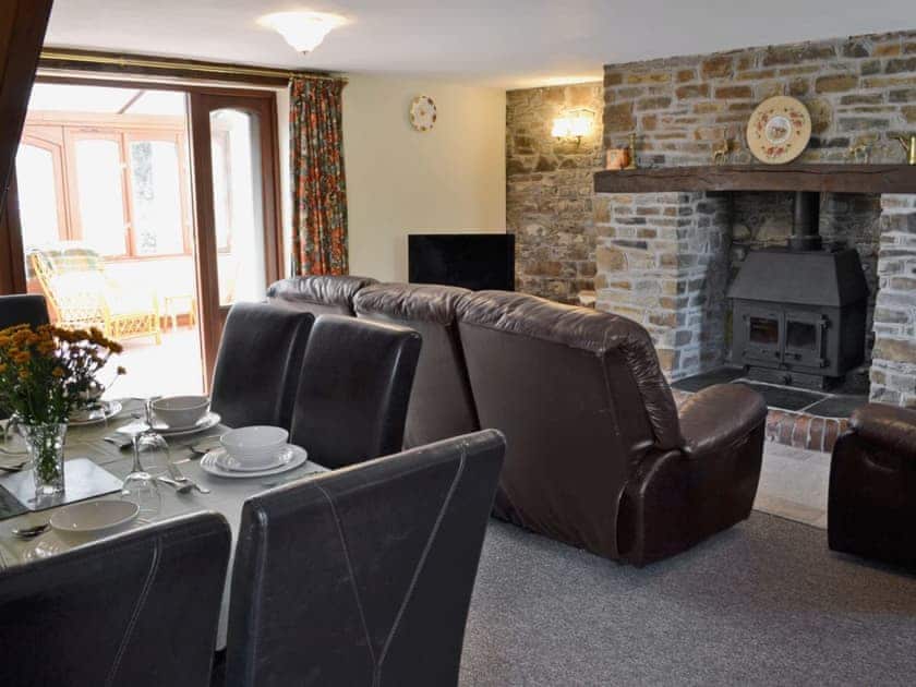 Living room/dining room | Flaxmans - The Barn, Parkham, nr. Bideford