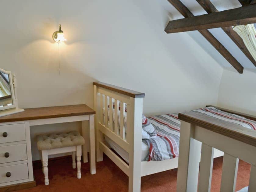 Twin bedroom | Flaxmans - The Barn, Parkham, nr. Bideford