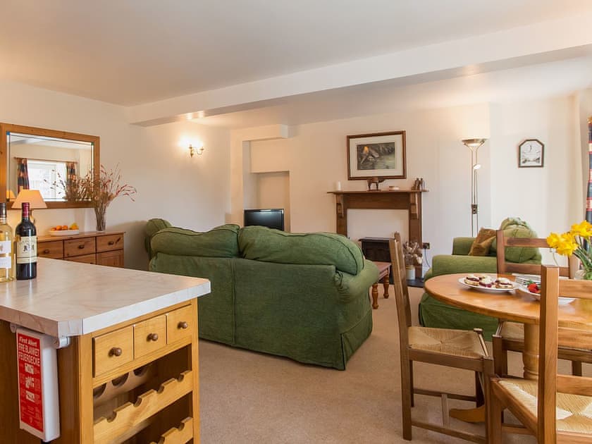 Open plan living/dining room/kitchen | Great Bodieve Farm Barns - Orchard Cottage, Bodieve, nr. Wadebridge
