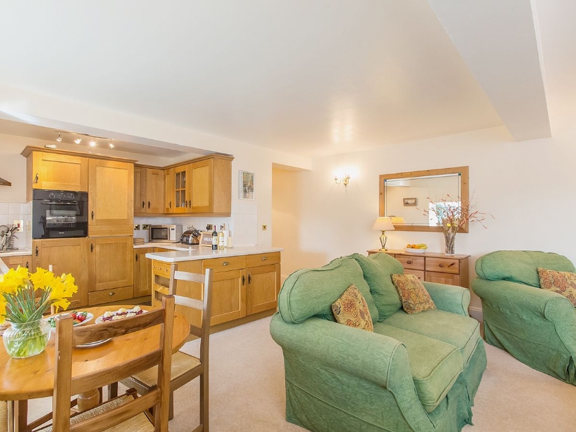 Open plan living/dining room/kitchen | Great Bodieve Farm Barns - Orchard Cottage, Bodieve, nr. Wadebridge