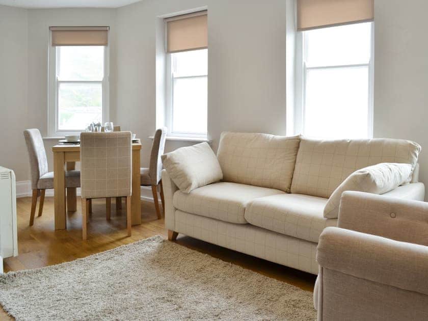 Living room/dining room | Cliff Railway Apartment, Aberystwyth