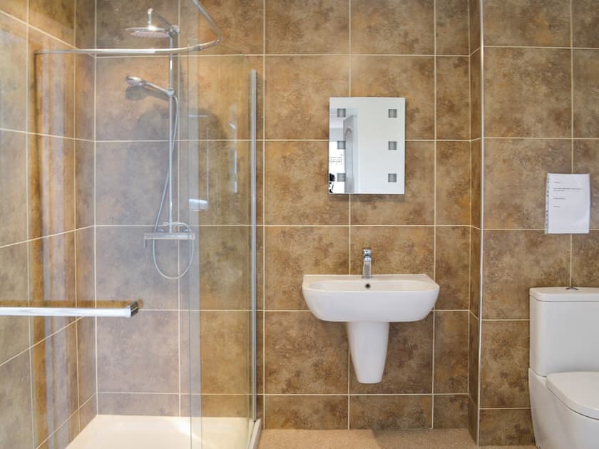 Tiled shower room | Samphire, Brixham