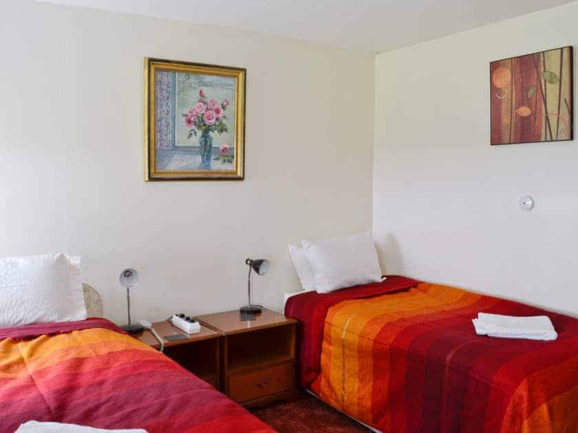 Twin bedroom | Woodsedge, Palnackie, Castle Douglas
