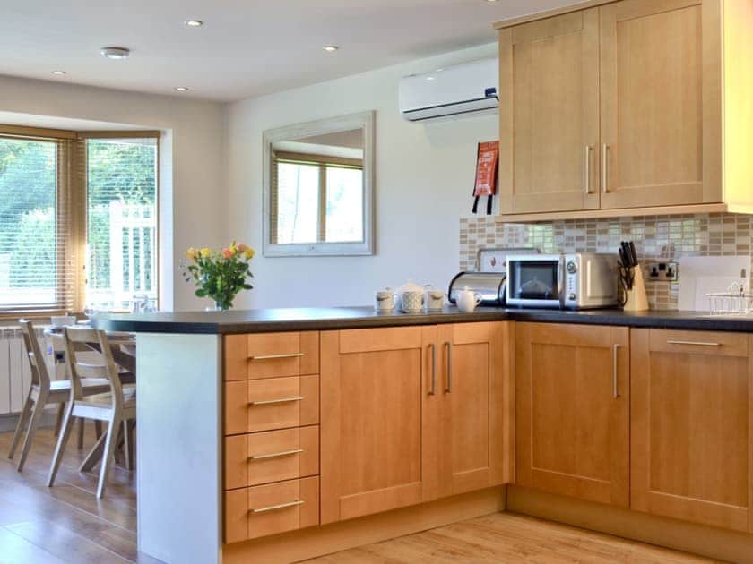 Kitchen/diner | Mill Race Lodges - Lodge 1, Llangunllo nr. Knighton