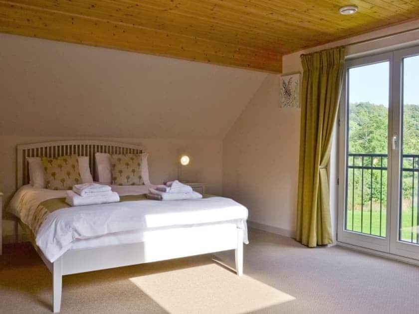 Master bedroom | Mill Race Lodges - Lodge 1, Llangunllo nr. Knighton