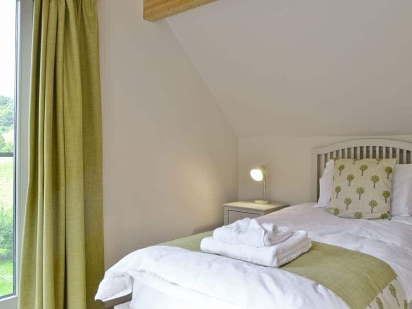 Twin bedroom | Mill Race Lodges - Lodge 1, Llangunllo nr. Knighton