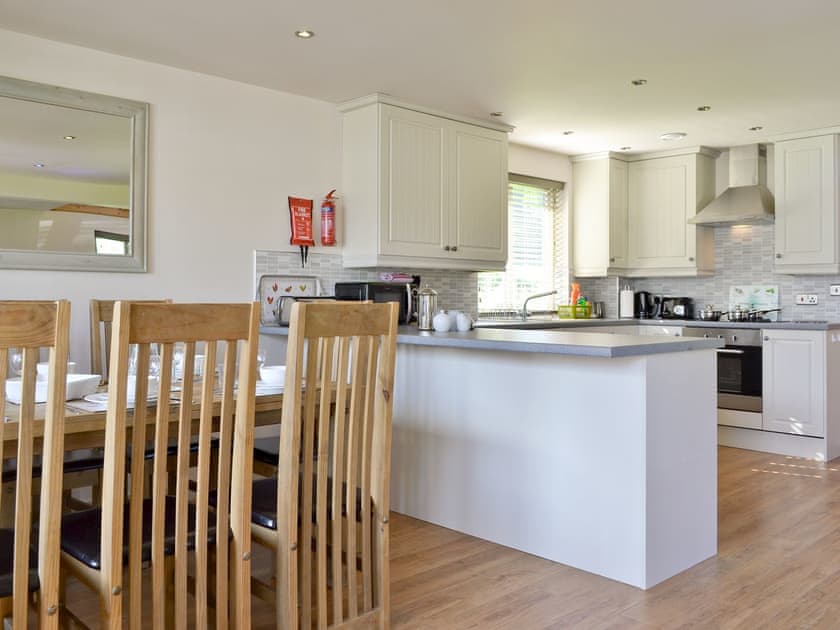 Open plan living/dining room/kitchen | Mill Race Lodges - Lodge 2, Llangunllo nr. Knighton