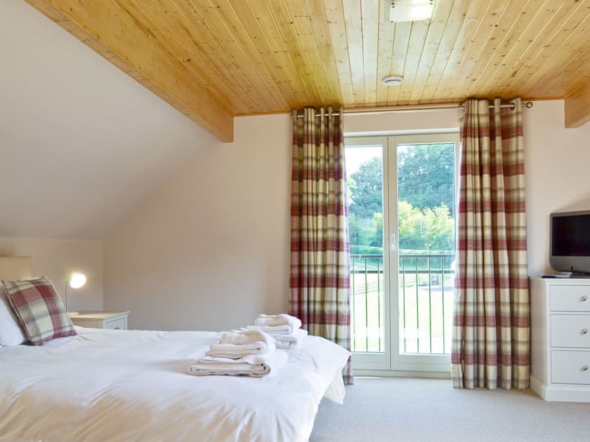 Master bedroom | Mill Race Lodges - Lodge 2, Llangunllo nr. Knighton
