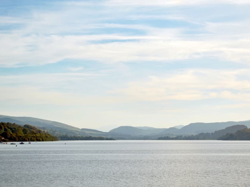 Bala Lake, one minutes walk away from the property