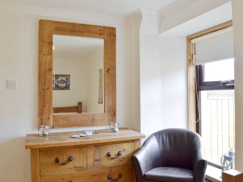 Twin bedroom | The Beach House, Dunure near Ayr