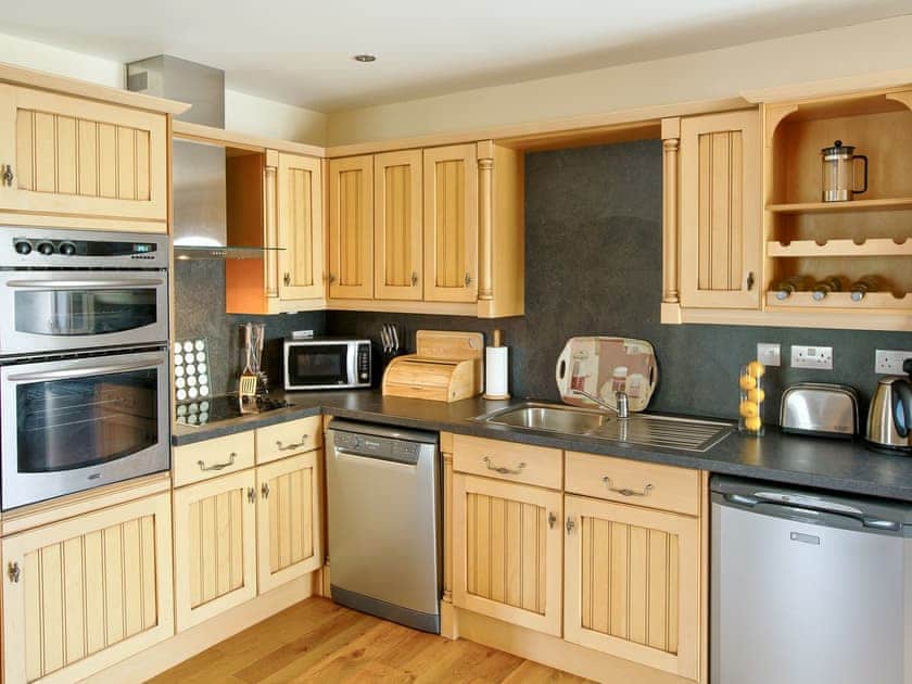 Open plan living/dining room/kitchen | Upper Old Farmhouse, Freshwater East near Pembroke